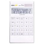 Deli M01211 Touch 12 Hane Beyaz Hesap Makinası