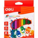 Deli Plastik Crayon Pastel Boya 12’Li 20000