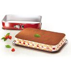 DeliBake Dikdörtgen Kelepçeli Kek Kalıbı - 36 x 24 cm