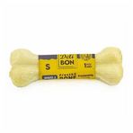Delibon 12 cm Beyaz Small Deri Pres Kemik Köpek Ödülü