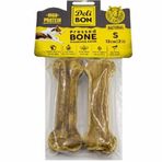 Delibon 12 cm S Boy 2'li Paket Naturel Deri Press Köpek Kemik