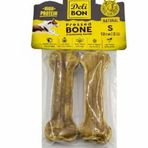 Delibon 2x12 cm S Boy Naturel Deri Press Köpek Kemik
