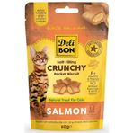 Delibon 60 gr Chrunchy Somonlu İçi Dolgulu Kedi Ödul Biskuvisi