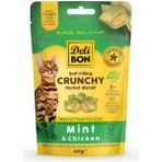 Delibon 60 gr Crunchy İçi Dolgulu Tavuklu ve Naneli Kedi Ödül Bisküvisi