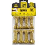 Delibon 8x7 cm Natural Deri Köpek Çiğneti Pres Kemik