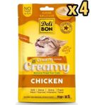 Delibon Creamy Tavuklu Kedi Ödül Maması 15 gr 5'li 4 Adet