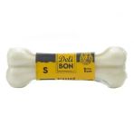 Delibon Pres Deri Köpek Çiğneme Kemiği S (12 Cm) Beyaz
