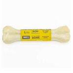 Delibon SHR22CM1LWHITE Beyaz 22 cm Deri Köpek Çiğneti Pres Kemik