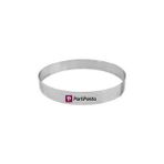 Delikli Çelik Tart Kalıbı Yuvarlak 14 cm - Gri