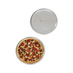 Delikli Pizza Tepsisi Lahmacun Pide Tepsisi 28 CM 2 Adet Çelik