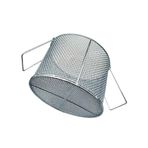 Delikli Sepetler, Yuvarlak Tel Kevgir Sepeti Sapı, Mutfak Boşaltma Yıkama Sebzeleri için Delikli Süzgeç Elek Tahliye Sepeti, Çok Amaçlı Yardımcı Kutu (201, Diyafram 6mm)