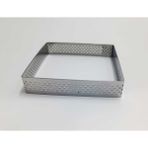 Delikli Tart Kalıbı Kare-2 ad-10x10x2 cm - 1 Adet