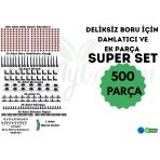 Deliksiz Damla Sulama Super Hazır Set 500 Parça