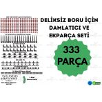 Deliksiz Damla Sulama Xxl Hazır Set 333 Parça