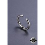 Deliksiz Trend Çelik Unisex Fake Dudak Burun Kulak Kıkırdak Septum Halka Küpe Ear Cuff 1 Ad. - Gümüş