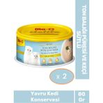 Delite Kitten Ton Balığı Püresi ve Keçi Sütlü Tahılsız Yavru Kedi Konservesi 80 gr x 2 Adet