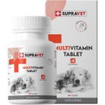 Delixa Supravet Kedi ve Köpekler Için Multivitamin Tablet 75 Adet - Çok Renkli
