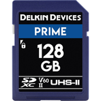 Delkin Devices 128 GB Prime UHS-II SDXC V60 Hafıza Kartı