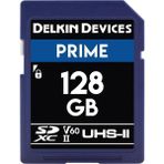 Delkin Devices 128GB Prime UHS-II SDXC 1900X (V60) Hafıza Kartı