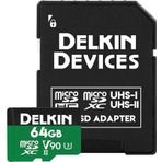 Delkin Devices 64GB Power MicroSDXC UHS-II 2000X 300MB/s V90 Hafıza Kartı