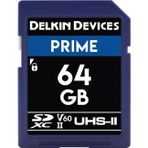 Delkin Devices 64GB Prime SDXC UHS-II U3/V60 Hafıza Kartı