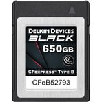 Delkin Devices 650 GB Cfexpress Type-B Siyah Hafıza Kartı