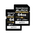 DELKIN DEVICES BLACK 64GB SD UHS-II U3 V90 Hafıza Kartı