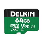 Delkin Devices Delkin 64GB Power UHS-II (V90) Micro SD Hafıza Kartı 4K Video Desteği ile Dayanıklı Tasarım