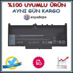 Dell Latitude 12 E7470 Uyumlu Laptop Batarya