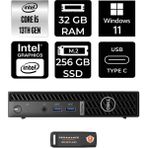 Dell Optiplex 7010MFF i5 13500T Mini PC 32GB RAM 256GB SSD Win11 Home + Per4 USB N002O7010MFFP376