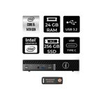 Dell OptiPlex 7020MFF i5-14500T 24GB 256GB SSD FDOS Mini Masaüstü Bilgisayar & PER4 USB Bellek