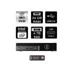 Dell OptiPlex 7020MFF i5-14500T 24GB 4TB SSD W11P Mini Masaüstü Bilgisayar & PER4 USB Bellek