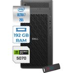 Dell Pro Max Tower T2 Intel Core Ultra 7 265 5.3 Ghz 192GB Ddr5 512GB SSD Windows 11 Pro Geforce Rtx 5070 12GB Gddr7 Iş Istasyonu FCT22502655070P37 + Zetta Flash Bellek