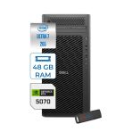 Dell Pro Max Tower T2 Intel Core Ultra 7 265 5.3 Ghz 48GB Ddr5 2tb SSD Windows 11 Pro Geforce Rtx 5070 12GB Gddr7 Iş Istasyonu FCT22502655070P09 + Zetta Flash Bellek