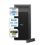 Dell Pro Max Tower T2 Intel Core Ultra 9 285 5.6 Ghz 64GB Ddr5 2tb SSD Windows 11 Pro Nvidia Rtx A2000 Ada 16GB Gddr7 Iş Istasyonu FCT22502852000P15 + Zetta Flash Bellek