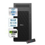 Dell Pro Max Tower T2 Intel Core Ultra 9 285K 5.7 Ghz 32GB Ddr5 512GB SSD Windows 11 Pro Nvidia Rtx A2000 Ada 16GB Gddr7 Iş Istasyonu FCT2250285K2000P01 + Zetta Flash Bellek