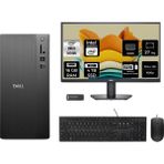 Dell Tower ECT1250 i5 14400 Masaüstü Bilgisayar 16GB RAM 4TB SSD 27" FHD FreeDOS + Per4 USB RPLSR003UP904 - Siyah - 27 inç