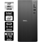 Dell Tower ECT1250 i7 14700 Masaüstü Bilgisayar 32GB RAM 4TB SSD FreeDOS + Per4 USB RPLSR007UP308 - Siyah - Yok