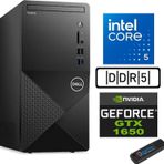 Dell Vostro 3030 mt Intel Core I5 12400 24GB Ddr5 4tb SSD Windows 11 Home Nvidia Nvidia GTX1650-4GB Masaüstü Bilgisayar N3030I5GTX1650H15 + Zetta USB Bellek