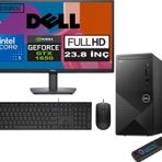 Dell Vostro 3030 mt Intel Core I5 12400 64GB Ddr5 512GB SSD 23.8" Fhd Windows 11 Home Nvidia Nvidia GTX1650-4GB Masaüstü Bilgisayar 23N3030I5GTX1650H27 + Zetta USB Bellek