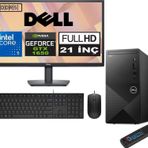 Dell Vostro 3030 mt Intel Core I5 12400 96GB Ddr5 4tb SSD 21.5" Fhd Windows 11 Pro Nvidia Nvidia GTX1650-4GB Masaüstü Bilgisayar 21N3030I5GTX1650P05 + Zetta USB Bellek