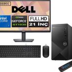 Dell Vostro 3030 mt Intel Core I7 12700 16GB Ddr5 512GB SSD 21.5" Fhd Windows 11 Pro Nvidia GT1030-4GB Masaüstü Bilgisayar 21N3030I7GT1030P07 + Zetta USB Bellek