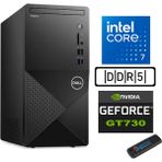 Dell Vostro 3030 mt Intel Core I7 12700 16GB Ddr5 512GB SSD Windows 11 Home Nvidia GT730-4GB Masaüstü Bilgisayar N3030I7GT730H07 + Zetta USB Bellek