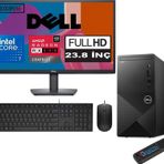 Dell Vostro 3030 mt Intel Core I7 12700 64GB Ddr5 1tb SSD 23.8" Fhd Windows 11 Pro Amd RX550-4GB Masaüstü Bilgisayar 23N3030I7RX550P28 + Zetta USB Bellek
