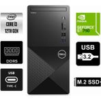 Dell Vostro 3030MT I3-12100 N6001VDT3030MT-0215 64GB 2tb Quadro Nvidia GT730 4gb Windows 11 Pro Masaüstü Bilgisayar