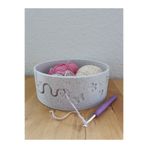 Della Örgü İpi Kasesi (Yarn Bowl) – Şiş ve Tığ Uyumlu, İp Dolanmasını Önleyen İp Tutucu