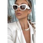 Della Pianto Kadın Paula Beyaz Güneş Gözlüğü