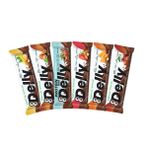 Delly 12x40 gr Şekersiz Çikolata Kaplı Meyve Barı Tanışma Kutusu