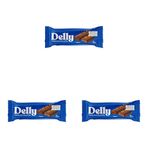 DELLY Çikolata Kaplı - Fındıklı Meyveli Bar (3 paketi)