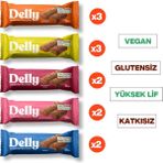 Delly Çikolata Kaplı - Meyveli Bar Karışık Kutu 35g X 12 Adet